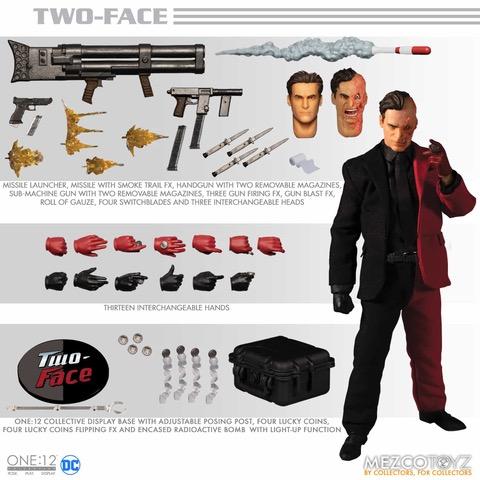 Mezco Toys ONE:12 Collective Two Face Action Figure 1