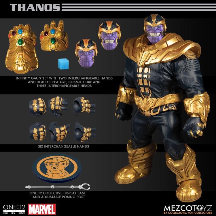 Mezco Toys One:12 Collective: Thanos (Comic) Action Figure 1