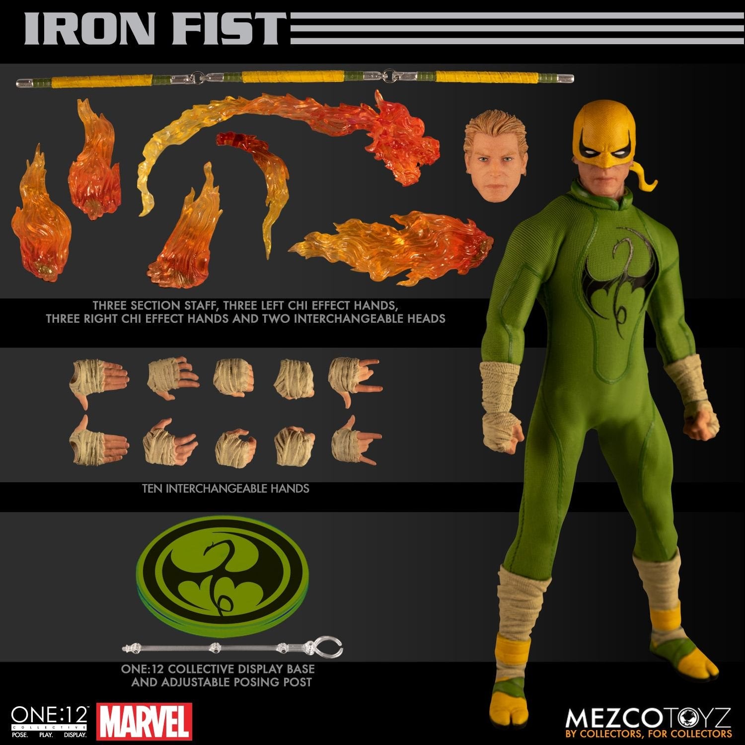 Mezco Toys One:12 Collective: Iron Fist Action Figure 1