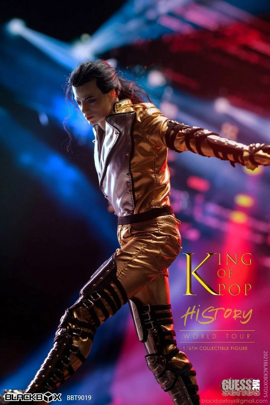 Blackbox Toys 1/6 BBT-9019 Guess Me Series King of Pop History World Tour Sixth Scale Figure