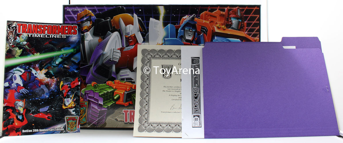Botcon 2014 Transformers Exclusive Pirates Vs Knights Box Set w/ Certificate and Magazine Complete