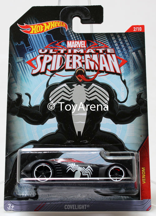 Hot Wheels Marvel Ultimate Spider-Man 2015 Covelight 1/64 Rare Die-Cast