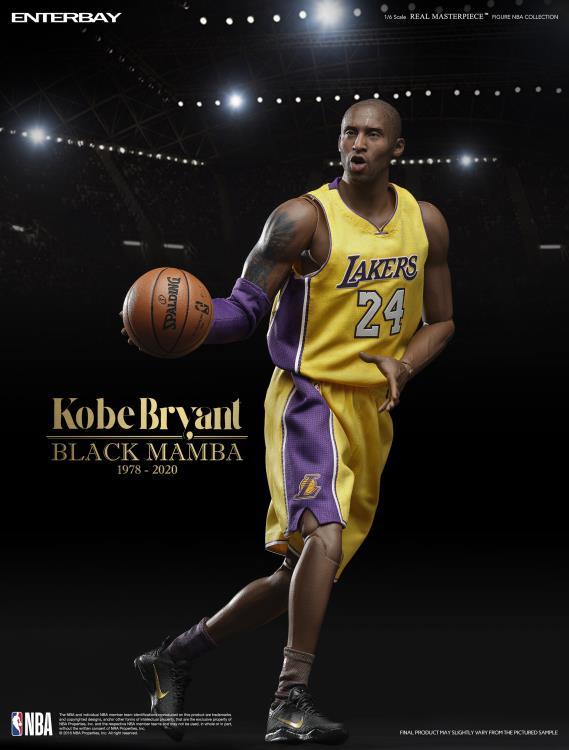 Enterbay NBA Collection Kobe Bryant LA Lakers 1/6 Scale Real Masterpiece  Action Figure Set - US