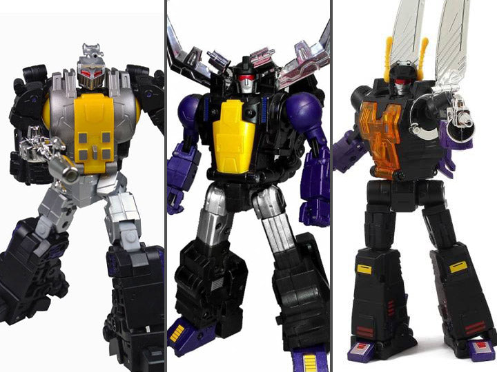 Fans Toys FT-12 (Gray) Grenadier FT-13 Mercenary FT-14 Forager Insecticon Action Figure Set