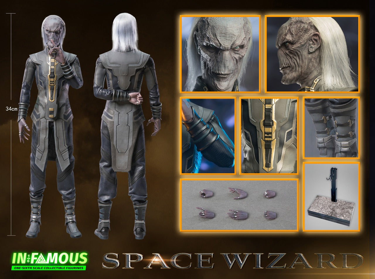 In-Famous 1/6 Space Wizard Sixth Scale Action Figure IF-001