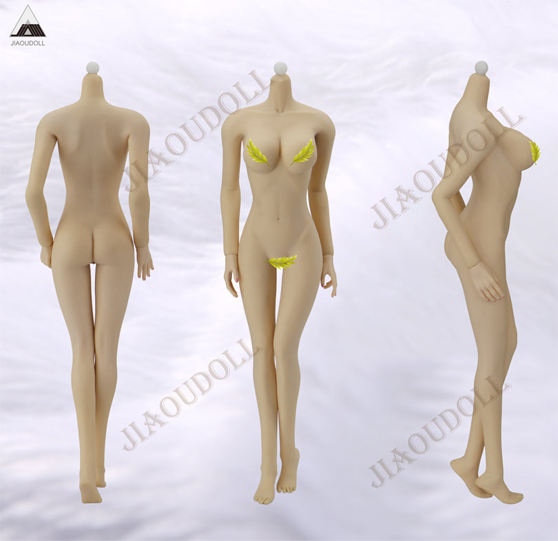 Jiaou Doll Version 3.0 Natural Middle bust for 1/6 action figure