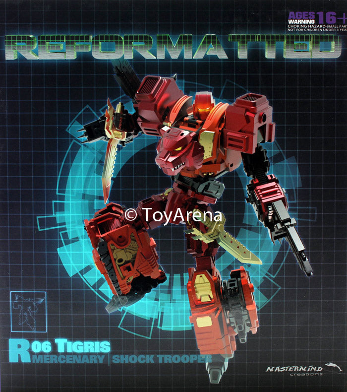 R-06 Reformatted Tigris the Shock Trooper Action Figure Feral Con Mastermind Creations
