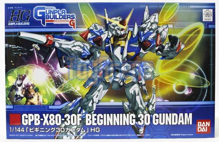 Gunpla 1/144 HG Builders #006 GPB-X80-30F Beginning 30 Gundam Model Kit