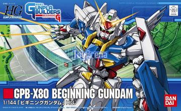 Gunpla 1/144 HG Builders #001 GPB-X80 Beginning Gundam Model Kit