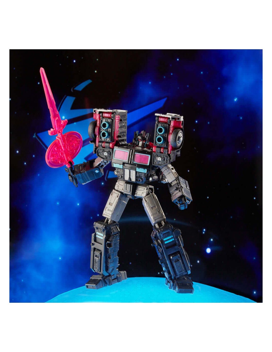 Transformers Legacy Velocitron Speedia 500 Collection Leader Class Scourge Black Action Figure