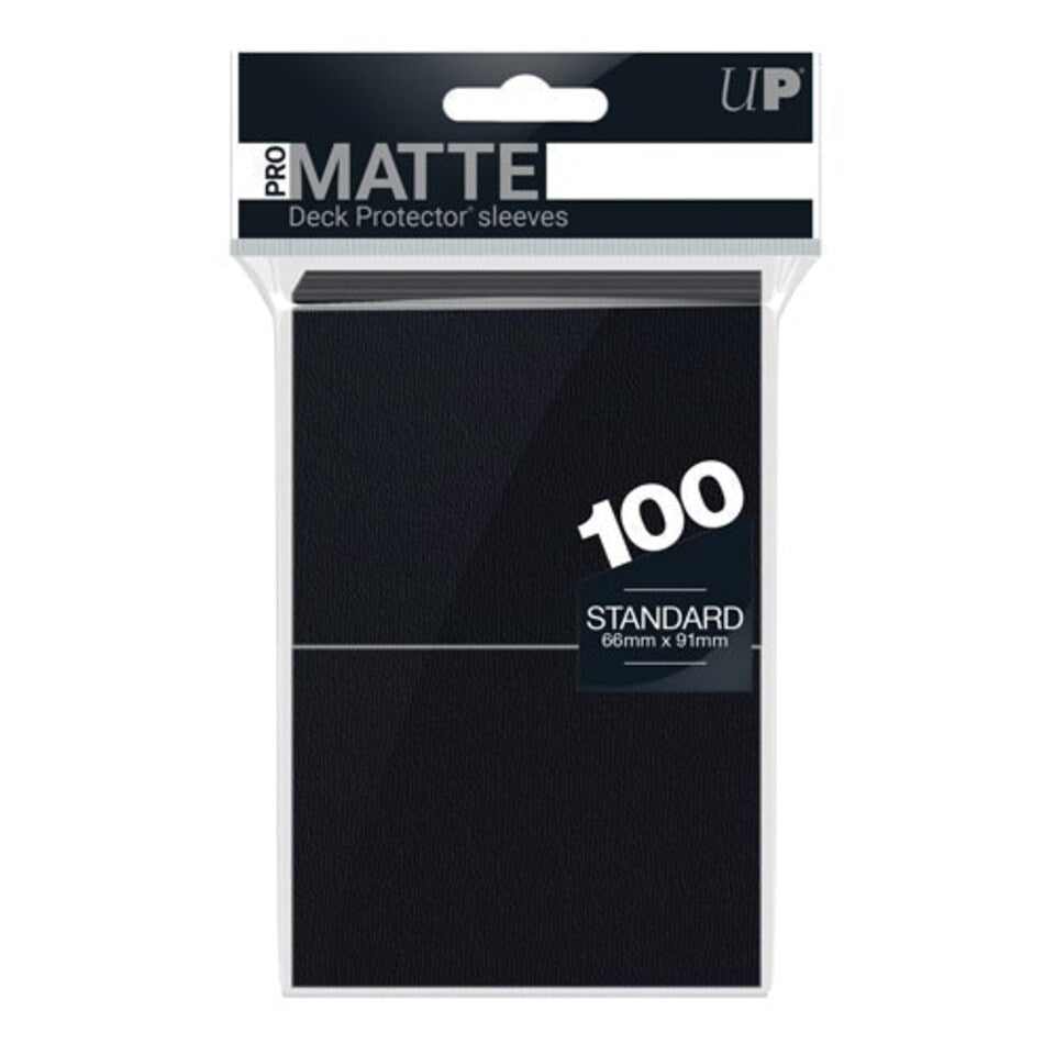 Ultra Pro Matte Black Standard Size 100ct