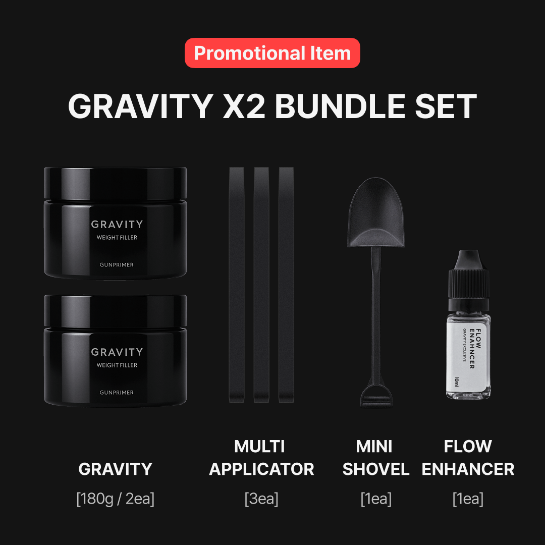 GUNPRIMER Gravity x2 Bundle Set Hobby Tools