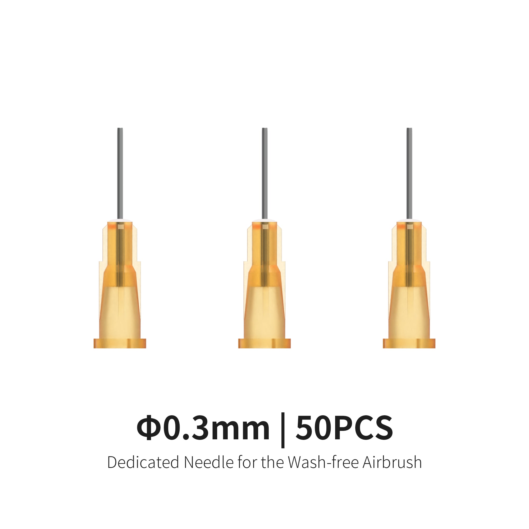 DSPIAE AB-D03 0.3MM Airbrush Needle Replacement (50 PCS)