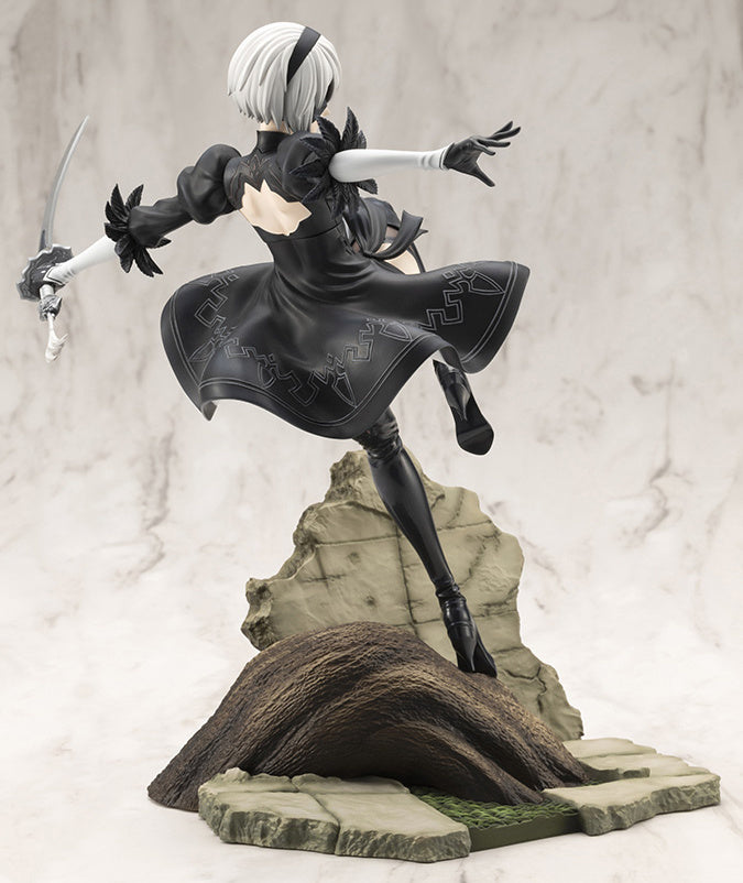 Kotobukiya 1/8 NieR:Automata Ver1.1a 2B ArtFX J Scale Statue Figure PV102