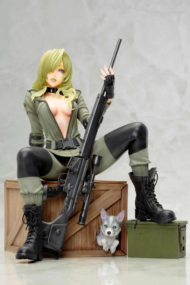 Kotobukiya Bishoujo Metal Gear Solid Sniper Wolf (2nd Reissue) Statue Figure SV379