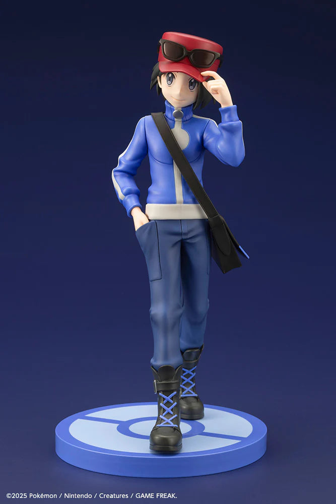 Kotobukiya 1/8 ArtFXJ Pokemon Calem with Froakie Scale Figure Statue PV344