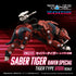 Takara Tomy 1/100 Zoids Realize Model RMZ-015 Saber Tiger (Raven Special) T-spark Scale Model Kit GN220