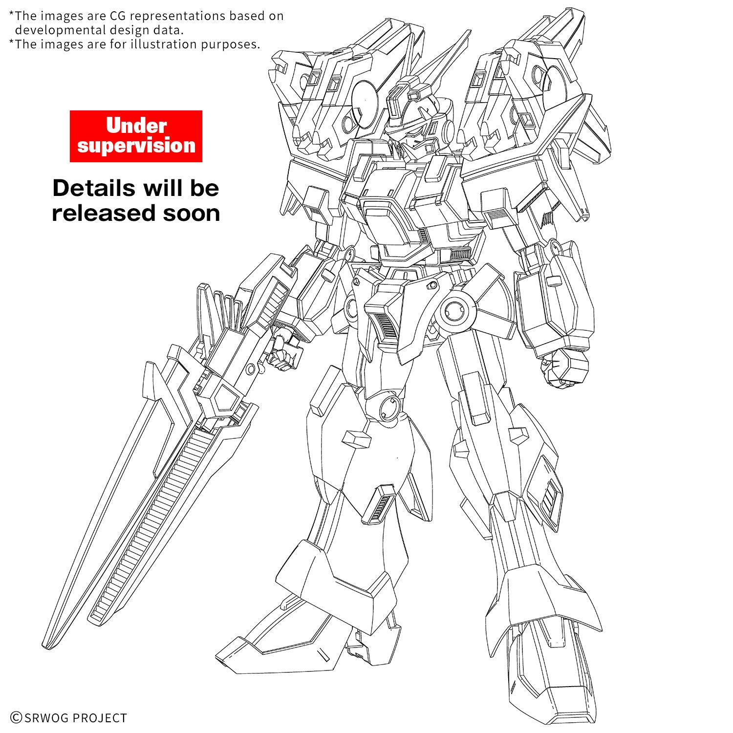 Bandai Super Robot Wars OG HG Ashsaviour Model Kit