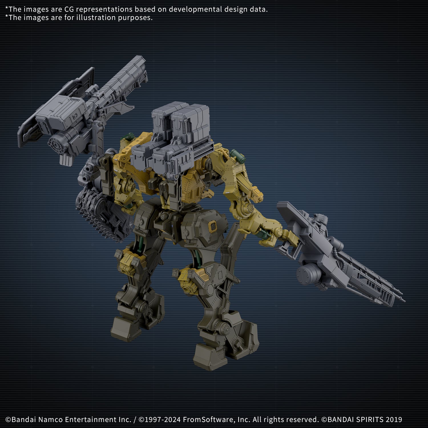 Bandai 30 Minutes Missions 30MM 1/100 RaD CC-3000 Wrecker Milk Tooth (Armored Core VI: Fires of Rubicon) Model Kit