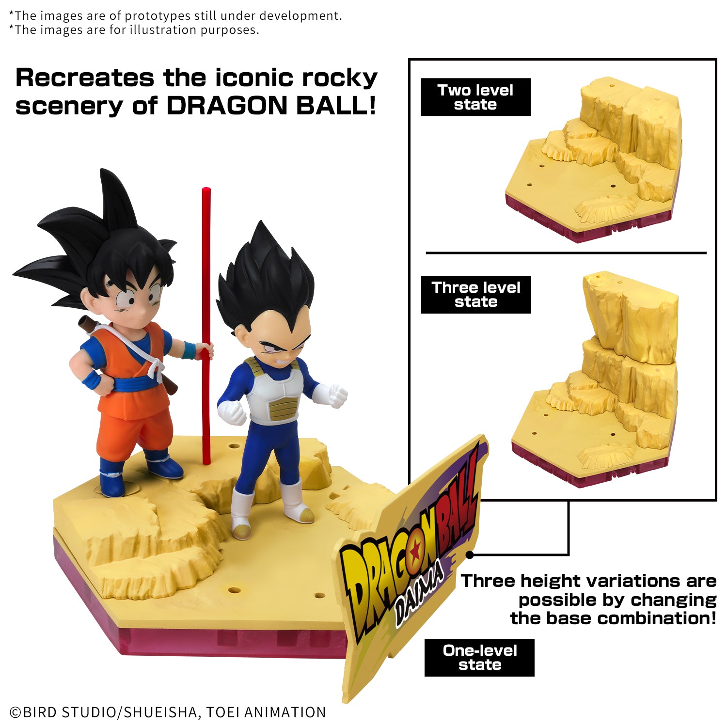 Bandai Dragon Ball Daima Son Goku (Mini) and Vegeta (Mini) Model Kit