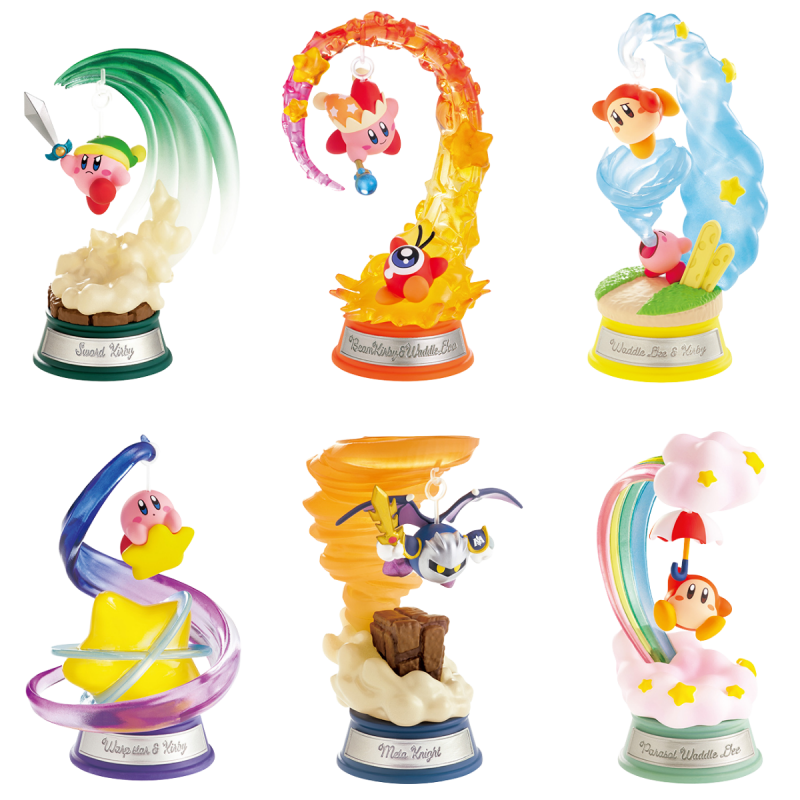 Re-Ment Kirby's Dream Land Swing Kirby Trading Figures Box Set of 6