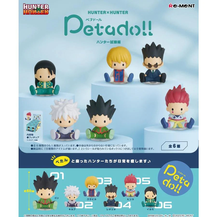 Re-Ment Hunter x Hunter Petadoll Hunter Exam Edition Trading Figures Box Set of 6