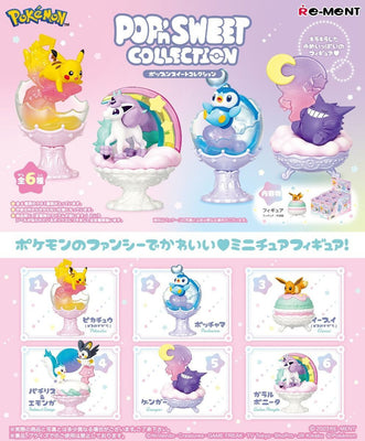 Re-Ment Pokemon Pop'n Sweet Collection Trading Figures Box Set of 6