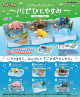 Re-Ment Pokemon Nonbiri Time - A Peaceful Moment by the River Trading Figures Box Set of 6