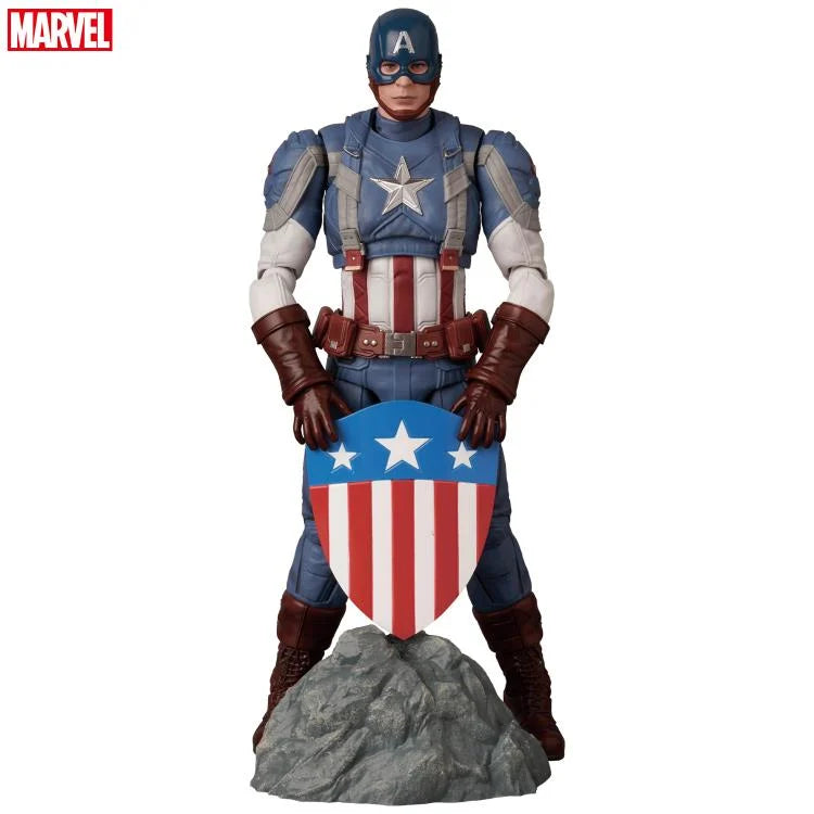 Mafex No. 120 Captain America: The Winter Soldier Captain America (Classic Suit) Action Figure Medicom