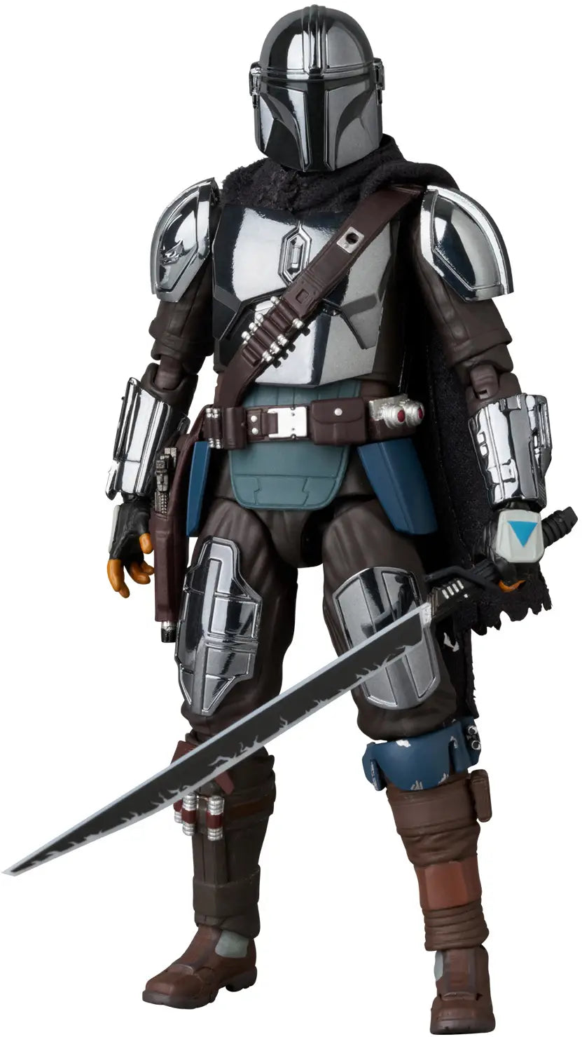 Mafex No. 256 The Mandalorian (Chrome Ver) Action Figure