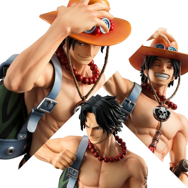 Megahouse POP Portrait of Pirate One Piece Neo-DX Portgas D. Ace (10th  Limited Ver.) Statue Figure Reissue