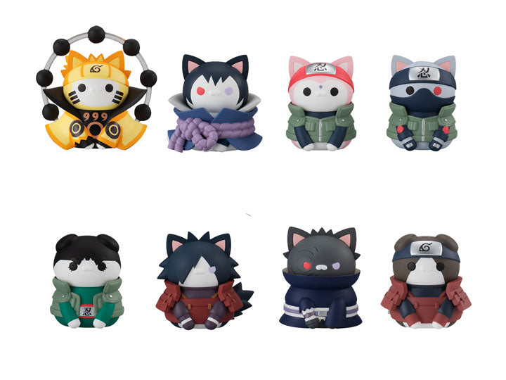 Megahouse Naruto Nyaruto! Last Battle Ver. Trading Figures Box Set of 8