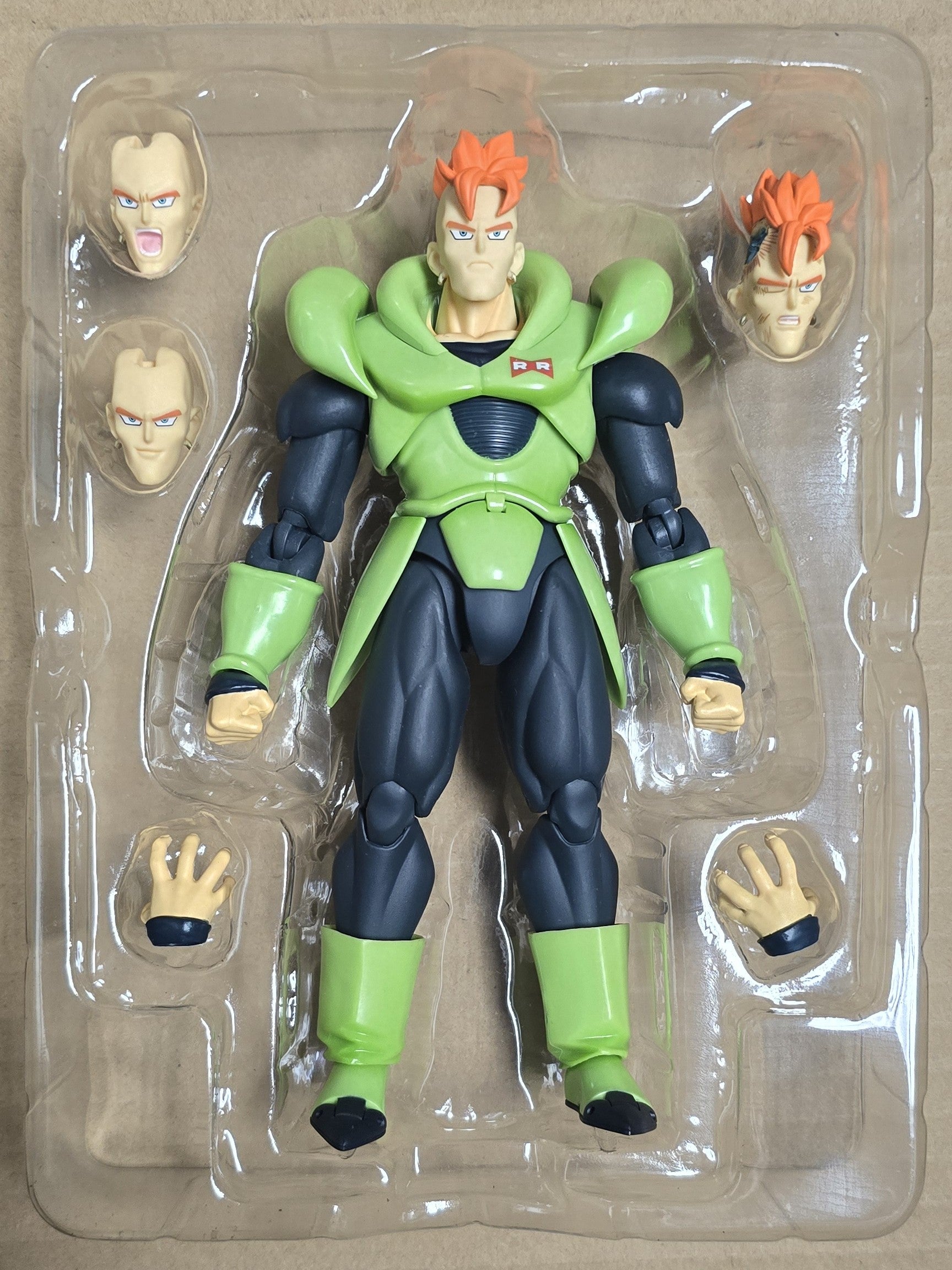 Open Box* S.H. Figuarts Dragon Ball Z Android 16 Action Figure