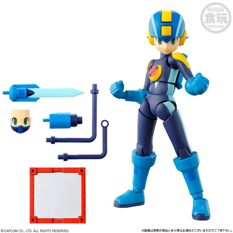 Bandai Mega Man EXE SMP Shokugan Modeling Project Makes Pose Mega Man EXE Battle Network Vol. 1 Model Kit