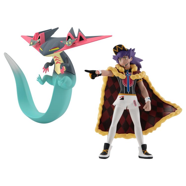 Bandai Pokemon Scale World Galar Region Leon and Dragapult (Dande and Dorapult) 2-Pack Trading Figure Set