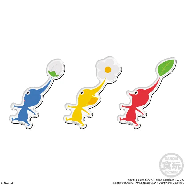 Bandai Shokugan Chara Magnet Pikmin Boxed Set of 14 Trading Figures