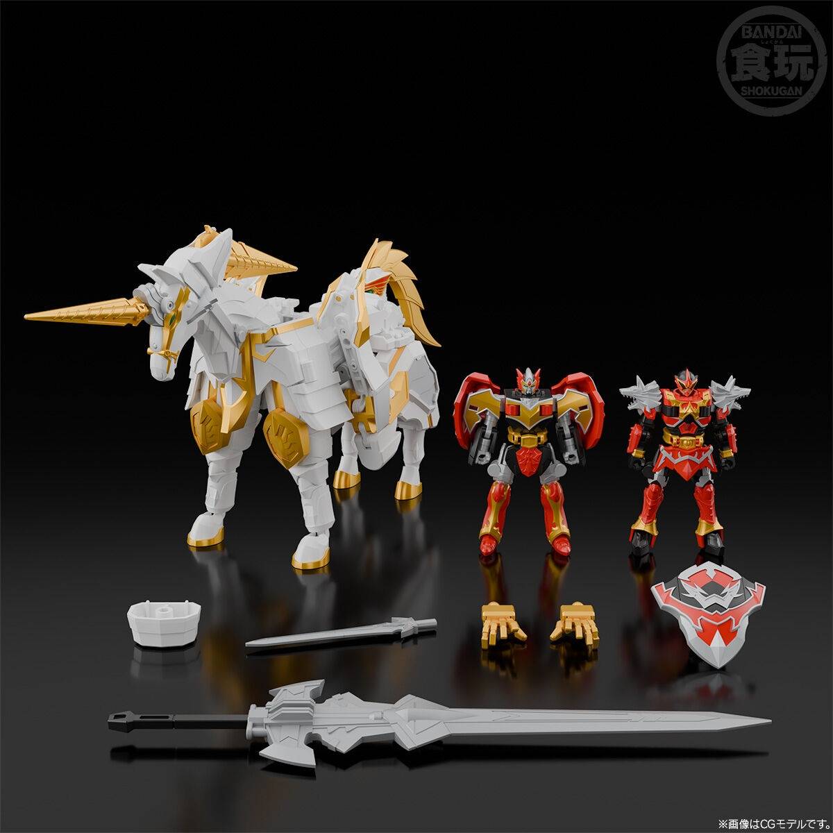 Bandai Shokugan Modeling Project SMP Mahou Sentai Magiranger Tenkuu Gattai Saint Kaiser Model Kit