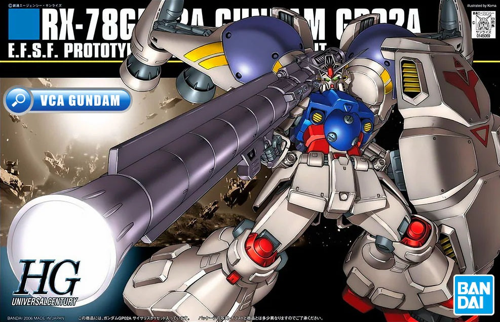 Gundam 1/144 HGUC #066 0083 Stardust Memory RX-78GP02A Gundam GP02A "Physalis" Model Kit