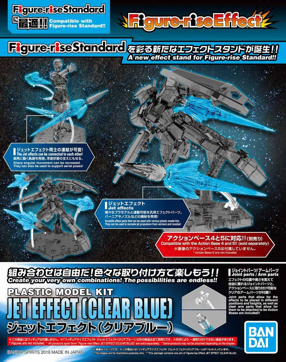 Figure-rise Standard Effect Jet Effect Clear Blue Model Kit