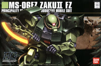 Gundam 1/144 HGUC #087 0080 War in the Pocket MS-06FZ Zaku II FZ (Kai) Model Kit