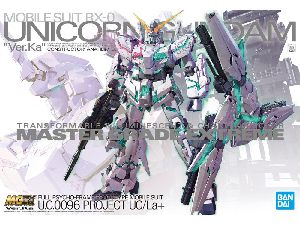 Ansai ANSAI Decals Decal fits Bandai Hobby MG Unicorn RX-0 Gundam Model