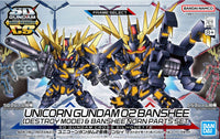 Gundam SDGCS Cross Silhouette #019 Unicorn Gundam Unit 2 Banshee (Destroy Mode and Norn Parts) Model Kit