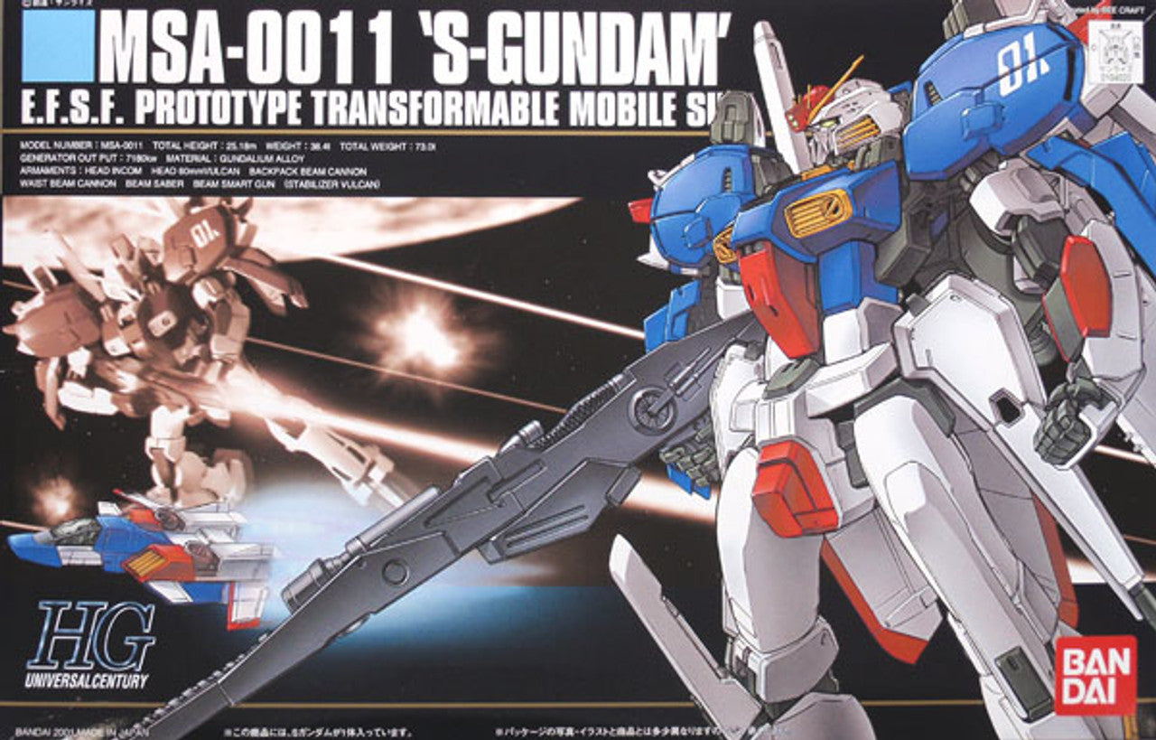 Gundam 1/144 HGUC #023 Gundam Sentinel MSA-0011 S-Gundam Model Kit