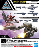 Bandai 30 Minutes Missions 30MM #W-20 1/144 Customize Weapons (Military Weapon) Model Kit
