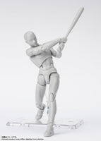 S.H. Figuarts Man Boy Male Body Kun (Sports Edition Set) Gray Action Figure