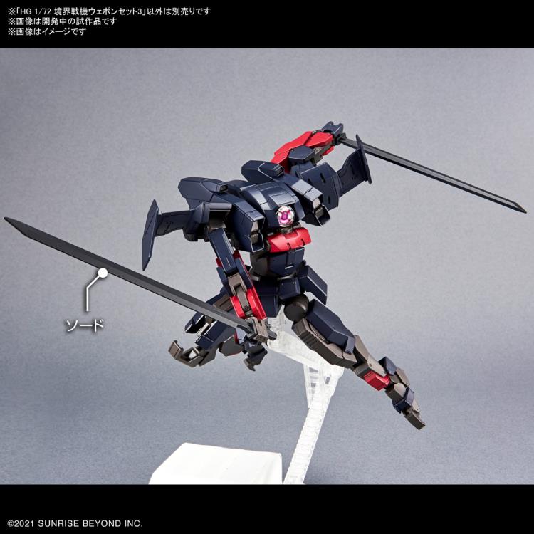 Bandai HG 1/72 Kyoukai Senki Amaim Warrior at the Borderline Weapon Set 3 Model Kit