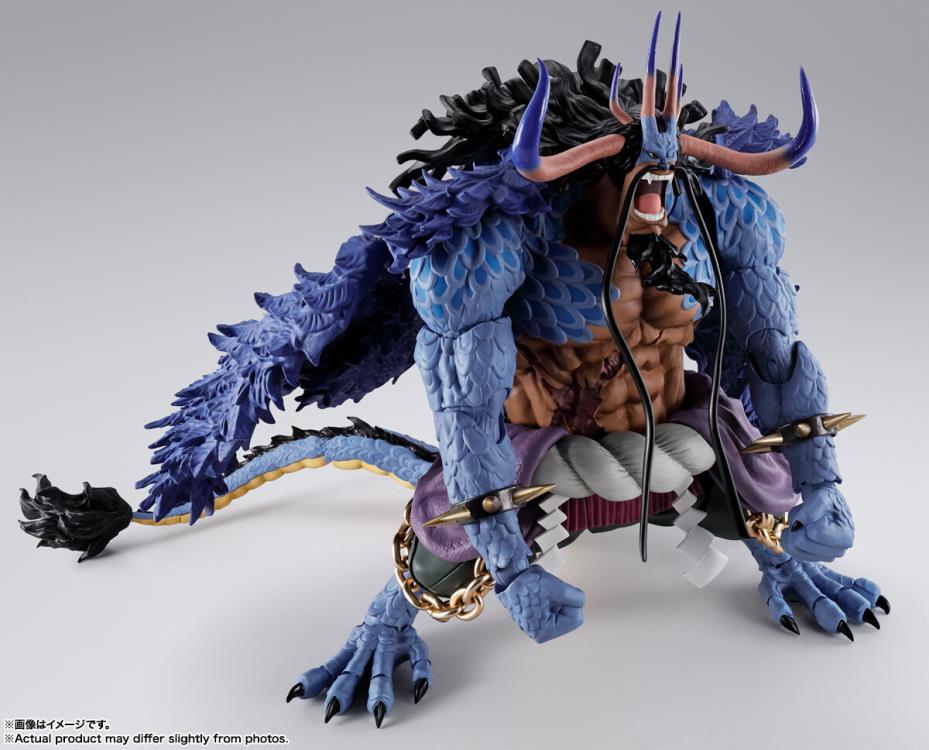 More Images of the Tamashii Nations S.H.Figuarts One Piece Kaido, Luffy,  Zorro and Others Figures