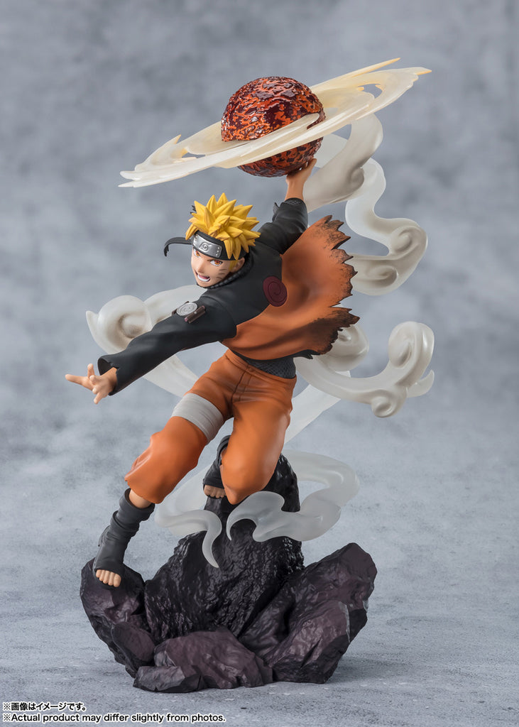 Figuarts Zero Extra Battle Naruto Shippuden Naruto Uzumaki (Sage Art: Lava Release Rasenshuriken) Figure