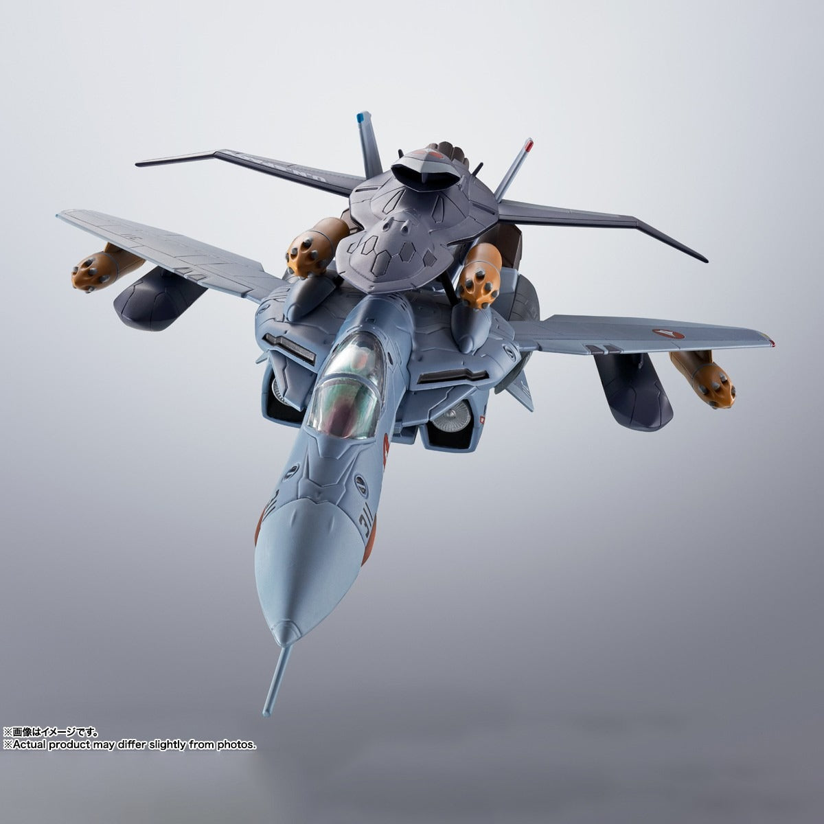 Hi-Metal R Macross Zero VF-0A Phoenix (Shin Kudo use) + QF-2200D-B Ghost Die Cast Action Figure