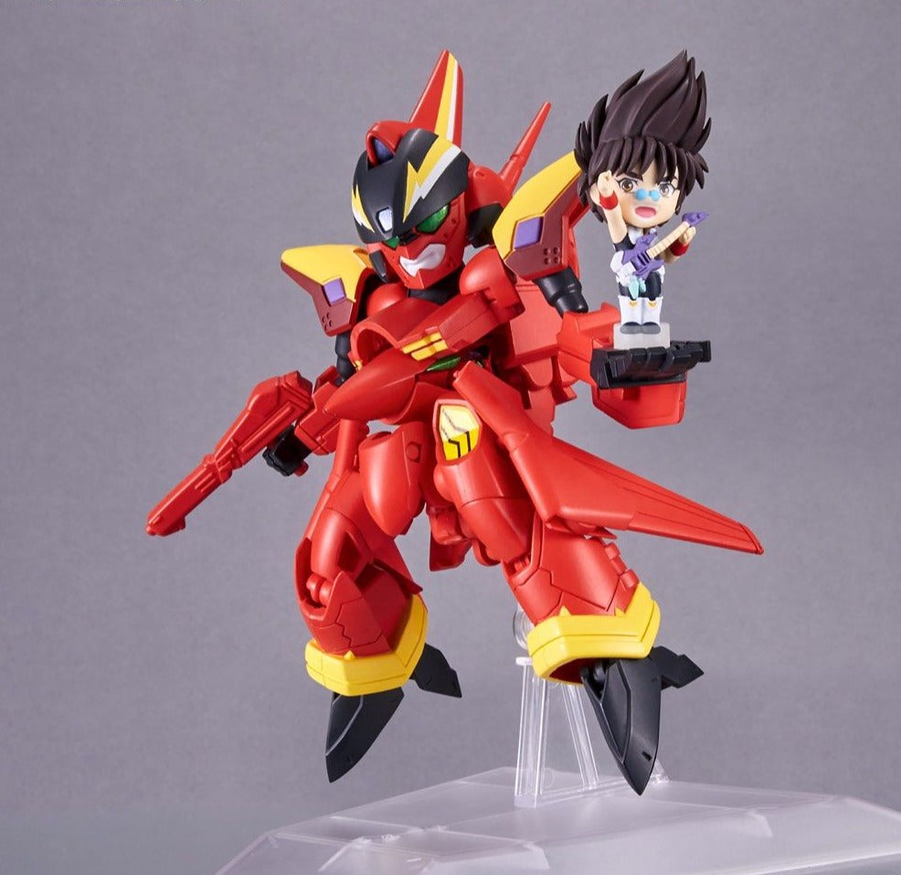 Bandai Tiny Session Macross 7 VF-19 Custom Fire Valkyrie & Basara Nekki Action Figure